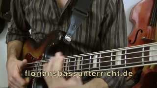 Tip0104  Wie erkenne ich die Tonart 2  German Bass lesson [upl. by Calise453]