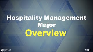 Hospitality Management Major Overview [upl. by Meggie288]