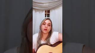 MUSICA GOSPEL Eu Creio Sim CAROLINE TETZNER Voz e ViolãoSHORTS [upl. by Nilknarf293]