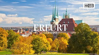 Erfurt  Germany 4k hd [upl. by Lirbaj]