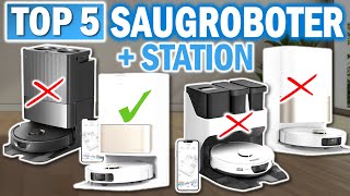 Top 5 SAUGROBOTER mit STATION 2024  Die 5 Besten Saugroboter mit Station im Vergleich [upl. by Ivanna]