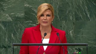 🇭🇷 Croatia  President Addresses General Debate 73rd Session [upl. by Warrin]