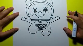 Como dibujar a Dorami paso a paso  Doraemon  How to draw Dorami  Doraemon [upl. by Carmine410]