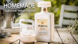 Homemade Disaronno Velvet Recipe  How to make Amaretto Cream Liqueur at Home [upl. by Yrrem]