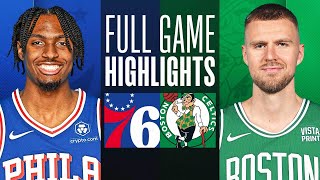 76ERS at CELTICS  NBA PRESEASON FULL GAME HIGHLIGHTS  October 8 2023 [upl. by Notslah718]