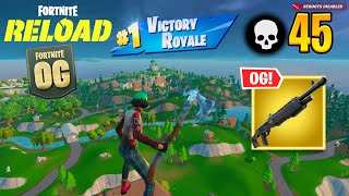 Fortnite Reload  High Kill Solo vs Squads OG Gameplay Keyboard amp Mouse [upl. by Breech]