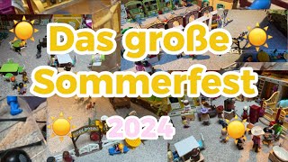 Das große Sommerfest 2024 ☀️ Feier auf dem Sonnenhof  Playmobil Pferde [upl. by Akemhs]