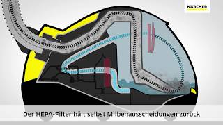 Kärcher Dampfsauger SV 7 – Dampfreinigen Nass und Trockensaugen [upl. by Latimer]