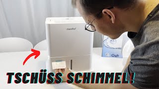 Nie wieder Schimmel in der Wohnung  Comfee Luftentfeuchter 12DEN7 12L Review Test Raumentfeuchter [upl. by Anitra]