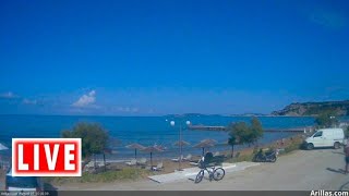 Live Webcam Arillas Corfu LIVE streaming [upl. by Aretse]