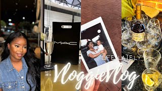 VLOG lunches and dinners MRP Home unboxing bachelorette dinner Mac event and stuff [upl. by Nosauq]