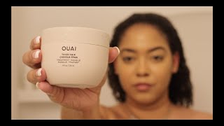 OUAI THICK HAIR PRODUCTS  FULL REVIEW [upl. by Essilrahc]