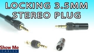 35mm Locking Stereo Connector  DIY Project to Repair Your Audio Cable 453 [upl. by Assiled]