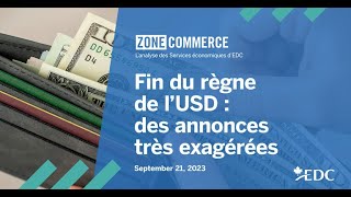 Fin du règne de l’USD  des annonces très exagérées [upl. by Rellim]