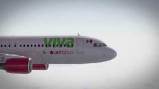 Nuevo integrante de VivaAerobus Airbus A320 [upl. by Aleahs308]