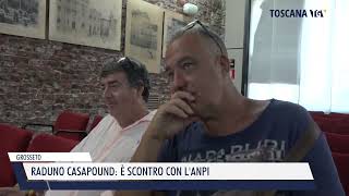 20240903 GROSSETO  RADUNO CASAPOUND È SCONTRO CON LANPI [upl. by Eserrehs231]