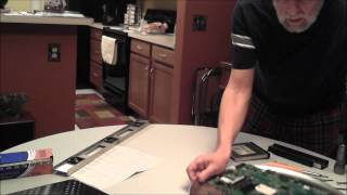 Reflowing a Dell M5030 motherboard  Part 2 [upl. by Enailil472]