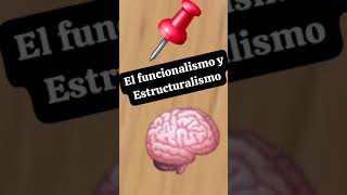 El funcionalismo y El estructuturalismo fundadores y aportes a la psicología ✔️ [upl. by Dorkus]