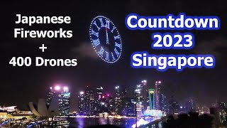 Countdown 2023 Fireworks Singapore Marina Bay [upl. by Hayne]