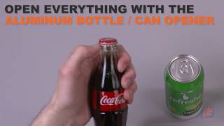 Open Everything with the Aluminum BottleCan Opener [upl. by Apul]