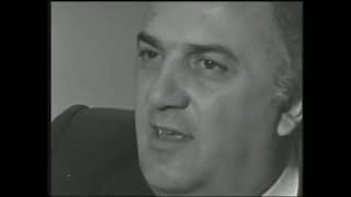 FEDERICO FELLINI Interview 1965 [upl. by Stalder593]