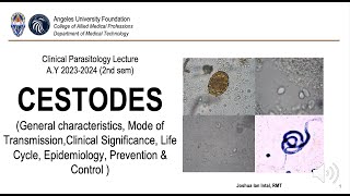 Unit 3 Cestodes Indepth Review [upl. by Murrah47]