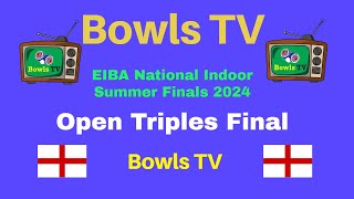 Open Triples Final  Gedling Vs Northampton  EIBA National Indoor Summer Finals 2024 [upl. by Litman525]