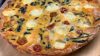 Pancetta amp Spinach Frittata Recipe [upl. by Roee]