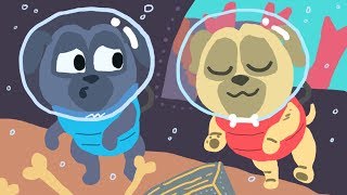 Puppy Dog Pals ScubaDoggies Drawing  Disney Junior Doodles [upl. by Eamaj]