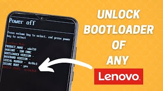 How To Unlock Bootloader Of Any Lenovo  OEM Bootloader Unlock  Official amp Unofficial Method [upl. by Fidellas]