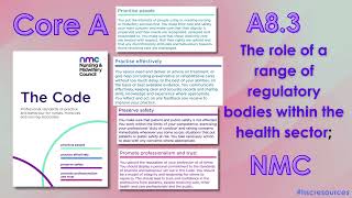 TLevel Health A83 NMC Code regulation tlevelhealth hscresources [upl. by Trebmal]