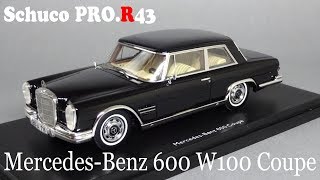 MercedesBenz 600 W100 Coupe 143 Масштабная модель автомобиля Schuco PROR43 [upl. by Keldah380]