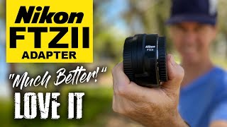 Nikon FTZ II adapter with the black Z fc [upl. by Kieran802]