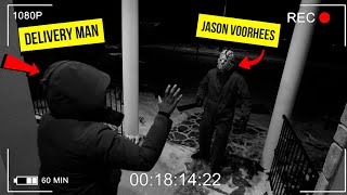 JASON VOORHEES CAUGHT ON SECURITY CAMERAS TRYING TO BREAK IN YOU WONT BELIEVE WHAT WE SAW [upl. by Yllop]