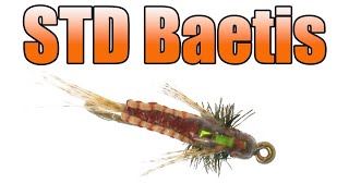 STD Baetis Fly Tying Video Instructions  Will Sands Fly Pattern [upl. by Yarrum]