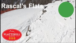 Skiing Rascals Flats at Plattekill Mountain Mar 4th 2023 [upl. by Allekram236]