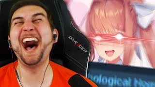 I THOUGHT WE WERE DONE WITH MONIKA  Kaggy Reacts to Doki Doki Literature Club on Crack [upl. by Aydne592]