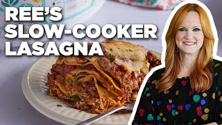 Ree Drummonds SlowCooker Lasagna  The Pioneer Woman  Food Network [upl. by Niattirb]