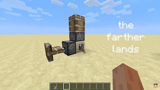 Cursed Minecraft Farther Lands shorts [upl. by Adekam]