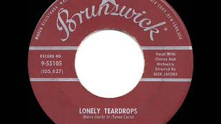 1959 HITS ARCHIVE Lonely Teardrops  Jackie Wilson [upl. by Shandie564]