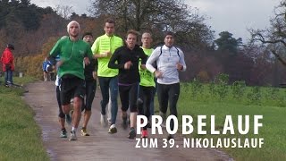 Probelauf zum 39 Nikolauslauf Tübingen [upl. by Means]