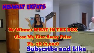 No Winner WHAT IN THE BOX CLOSE MY GIVEAWAY PRIZE PH2k2000 [upl. by Sherline]