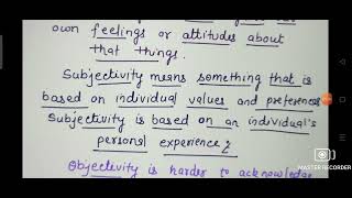 OBJECTIVITY amp Subjectivity in Sociology CLASS 11 SOCIOLOGY Chapter 5 SOCIOLOGY Research Methods [upl. by Atipul]