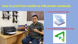 how to print from mobile to usb printer wirelessly [upl. by Maybelle215]