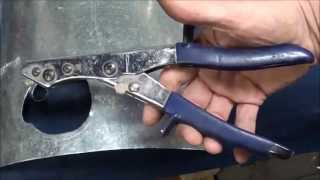 MACHINE SHOP TIPS 125 Shearing amp Cutting Sheet Metal Part 2 of 2 tubalcain [upl. by Llechtim]