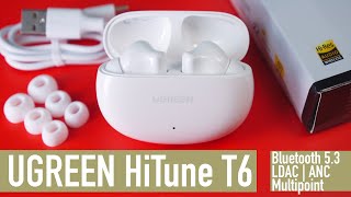 Беспроводные наушники Ugreen HiTune T6 качество звука встречает функциональность [upl. by Krigsman727]