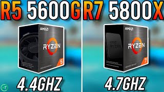 Ryzen 5 5600G vs Ryzen 7 5800X  Tested in Late 2024 [upl. by Maxfield]