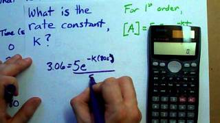 How to Find the Rate Constant of a Reaction Given Table [upl. by Tugman710]