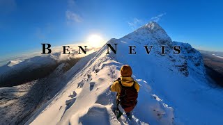 Ben Nevis via the CMD Arete Scotland  Scenic Hiking Video [upl. by Inus]