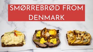 Smørrebrød from Denmark  The Best Openfaced Sandwich I Can’t Pronounce [upl. by Eibur422]